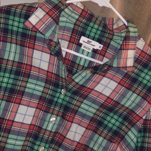 Vineyard Vines Half button flannel